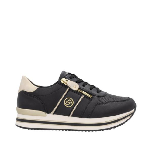 Remonte Sneaker G D1327-03 in de kleur zwart