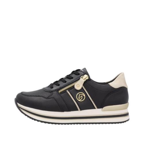 Remonte Sneaker G D1327-03 in de kleur zwart