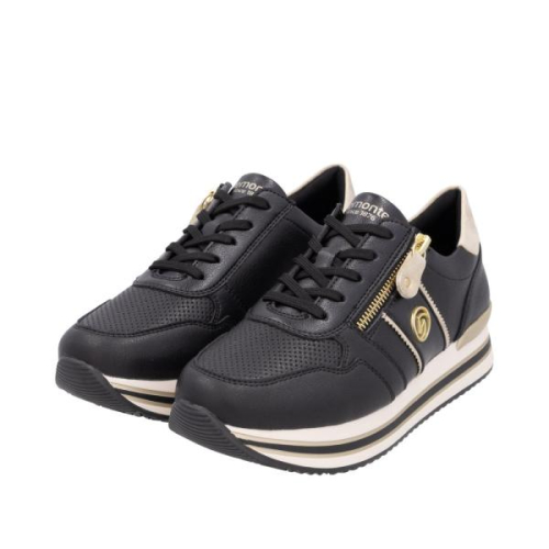 Remonte Sneaker G D1327-03 in de kleur zwart