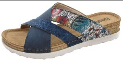 Fischer Slipper 536201 559 in de kleur blauw