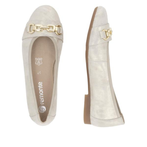 Remonte Ballerina D0K10-90 in de kleur goud