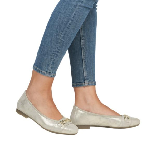 Remonte Ballerina D0K10-90 in de kleur goud