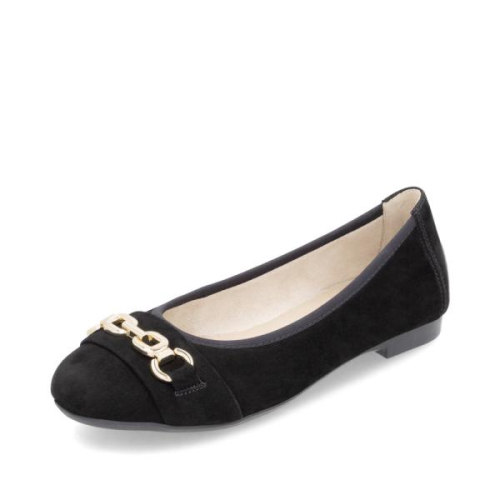 Remonte Ballerina D0K10-02 in de kleur zwart