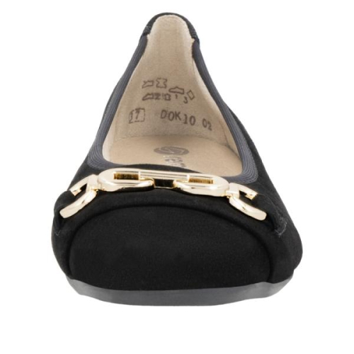 Remonte Ballerina D0K10-02 in de kleur zwart