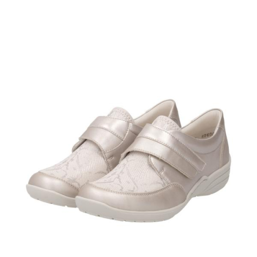 Remonte Klittenbandschoen H R7600-92 H in de kleur champagne