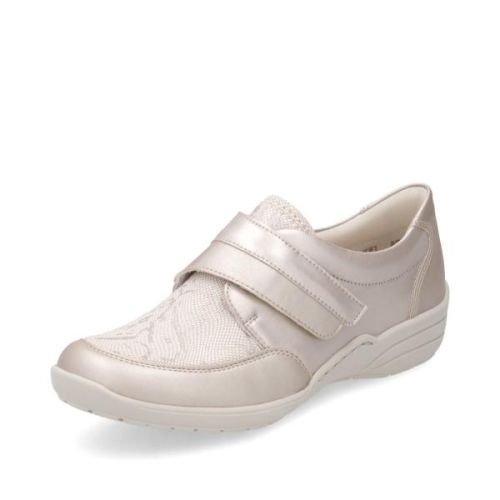 Remonte Klittenbandschoen H R7600-92 H in de kleur champagne