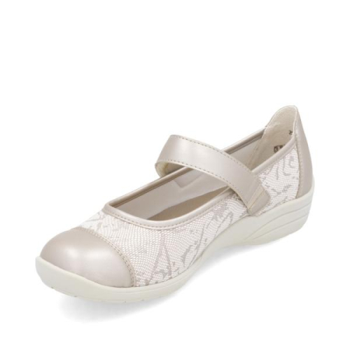 Remonte Bandschoen H R7627-81 H in de kleur champagne