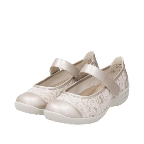 Remonte Bandschoen H R7627-81 H in de kleur champagne