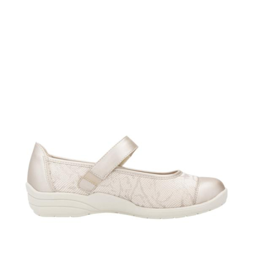 Remonte Bandschoen H R7627-81 H in de kleur champagne