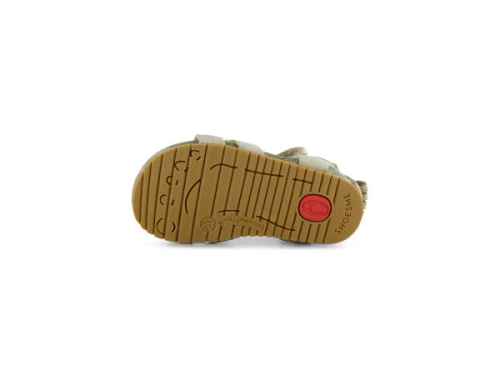 Shoesme Sandaal Bio BI25S003-D in de kleur taupe
