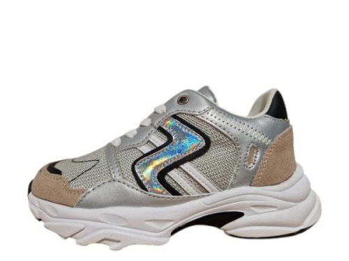 Shoesme Sneaker Light Weight LW24S100-A in de kleur zilver
