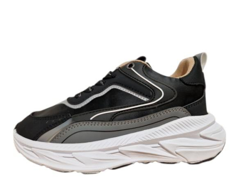 Shoesme Sneaker Light Weight LW25S003-C in de kleur zwart