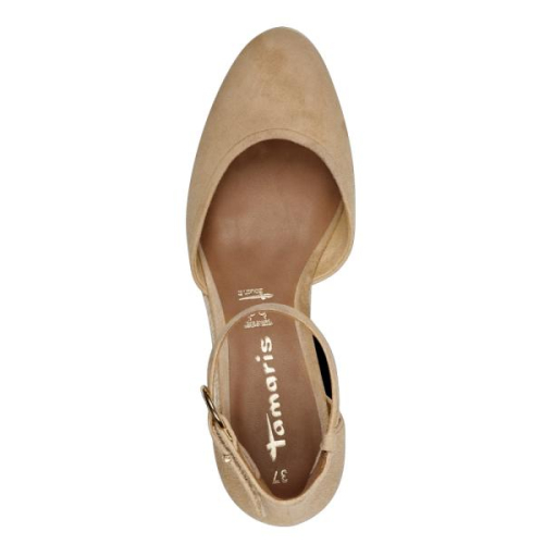 Tamaris Espadrilles 1-22309-42 435 in de kleur taupe