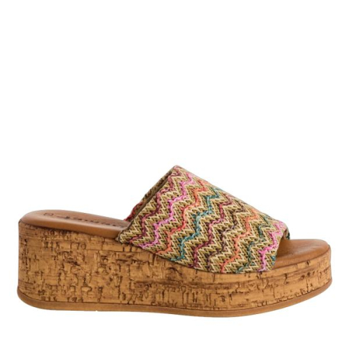 Tamaris Slipper 1-27205-44 902 in de kleur multi colour