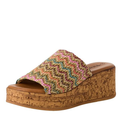 Tamaris Slipper 1-27205-44 902 in de kleur multi colour