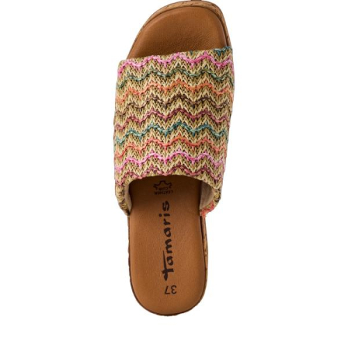 Tamaris Slipper 1-27205-44 902 in de kleur multi colour