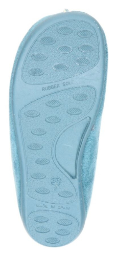 Q fit Home Shoes MADRID 3300.2 Turquoise in de kleur turquoise