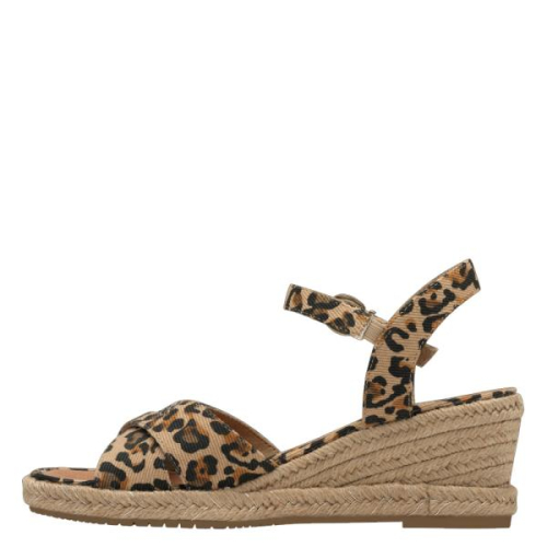 Tamaris Sandaal met Sleehak 1-28367-42 360 in de kleur panter