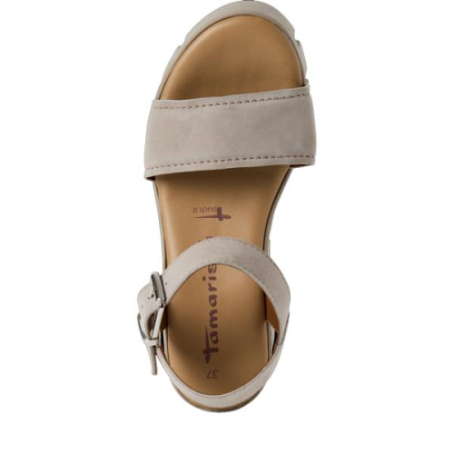 Tamaris Sandaal 1-1-28712-42 378 in de kleur taupe