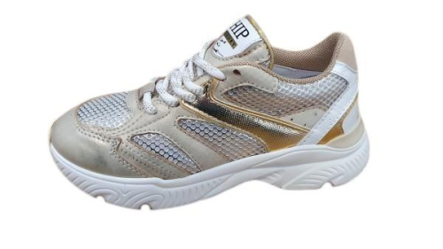 Jopper Sneaker combi Goud J1255-252-96CO-FC-0000 in de kleur beige
