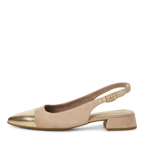 Tamaris Slingback 1-29400-44 402 in de kleur beige