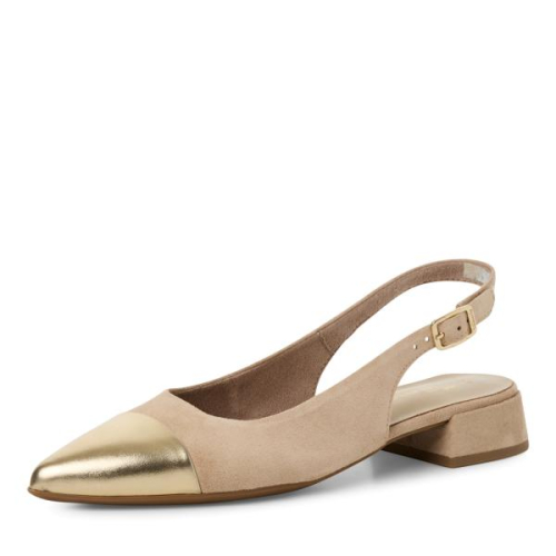 Tamaris Slingback 1-29400-44 402 in de kleur beige