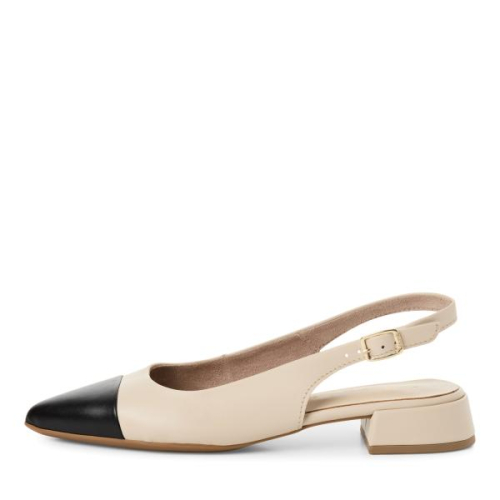 Tamaris Slingback 1-29400-44 415 in de kleur ivoor