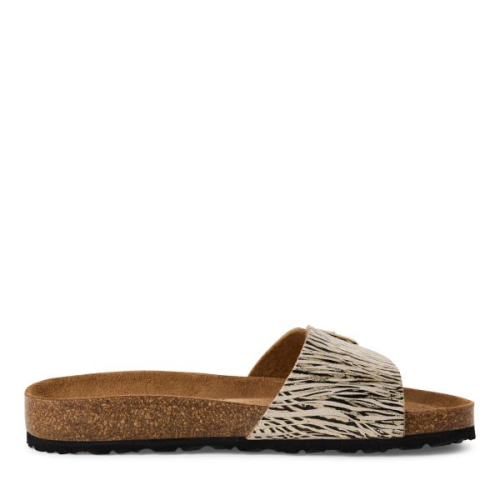 Tamaris Slipper 1-27520-42 402 in de kleur beige