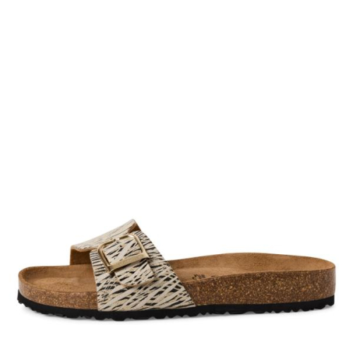 Tamaris Slipper 1-27520-42 402 in de kleur beige