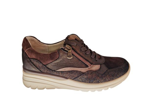 Waldlaufer Veterschoen H-Carla 927003 600 355 H in de kleur bruin
