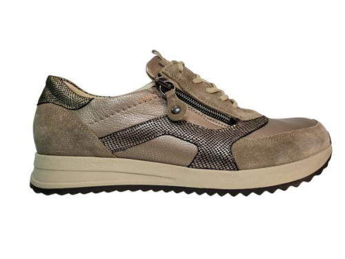 Waldlaufer Veterschoen H-Vicky 752004 407 093 H in de kleur brons