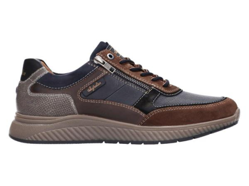 Australian Sneaker MAURIZIO Combi Tan 15.1680.03 S12 in de kleur blauw