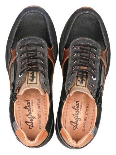 Australian Sneaker CONNERY H 15.1646.05 A08 H in de kleur zwart