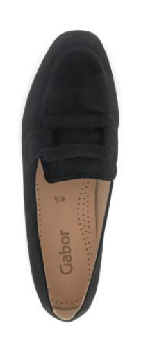 Gabor Loafers 75.273.17 in de kleur zwart
