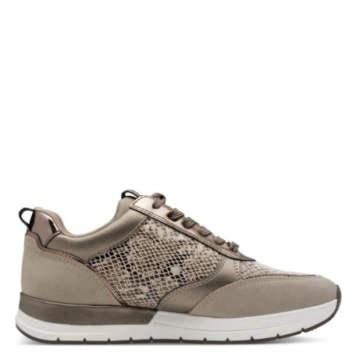 Tamaris Sneaker Snake 1-23732-41 393 in de kleur taupe