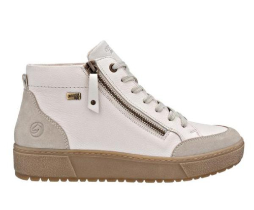 Remonte Hoge Sneaker D2T71-80 G in de kleur off white