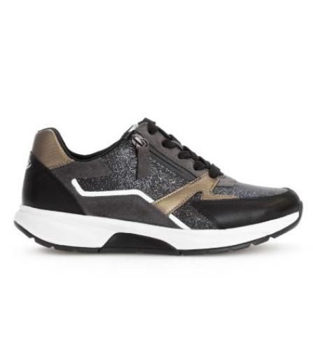 Gabor Sneaker Rollingsoft 76.878.89 in de kleur zwart
