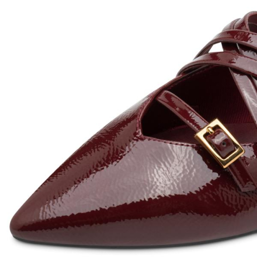 Tamaris Ballerina`s 1-22160-45 568 in de kleur bordeaux