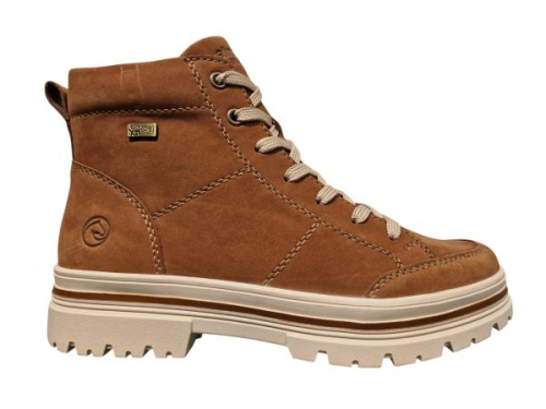 Remonte Hoge Sneaker D2U71-22 G in de kleur cognac
