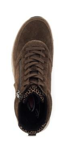 Gabor Hoge Sneaker Rollingsoft 76.887.41 in de kleur bruin