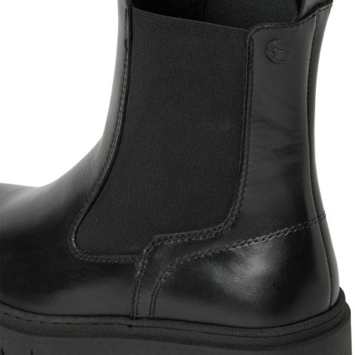 Tamaris Chelseaboot 1-25489-45 001 in de kleur zwart