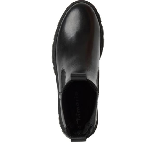 Tamaris Chelseaboot 1-25489-45 001 in de kleur zwart