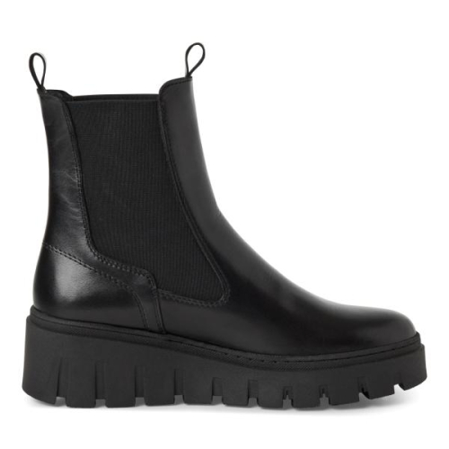 Tamaris Chelseaboot 1-25489-45 001 in de kleur zwart