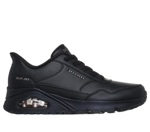 Skechers Slip-ins Sneaker 177118 BBK Uno banksia luxe in de kleur zwart