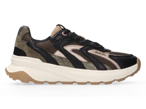 Maruti Sneaker DORA Combi Zwart 66.1874.01 AHF in de kleur groen