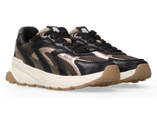 Maruti Sneaker DORA Combi Zwart 66.1874.01 AHF in de kleur groen