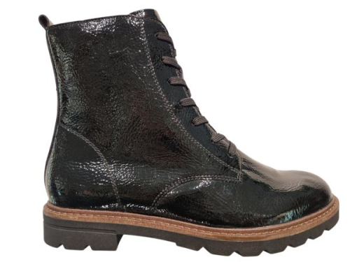 Remonte Veterboot Lak D2Q71-03 Fu00bd in de kleur zwart