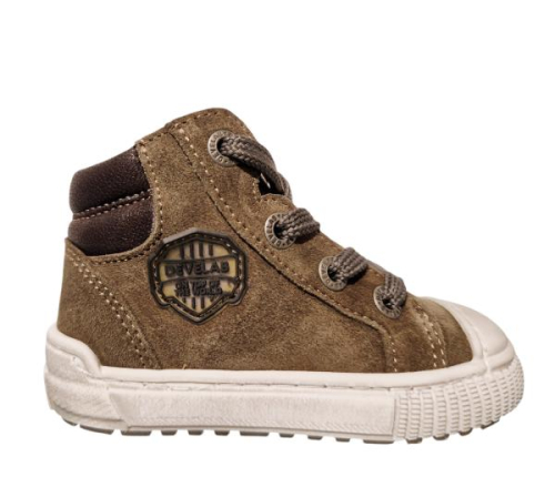 Develab Hoge Sneaker 45151 556 in de kleur kaki