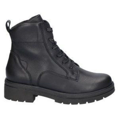 Waldlaufer Veterboot K-ZOE 648801 201 001 K in de kleur zwart