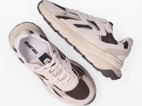 Maruti Sneaker DORA Combi Zwart 66.1874.01 V00 in de kleur off white